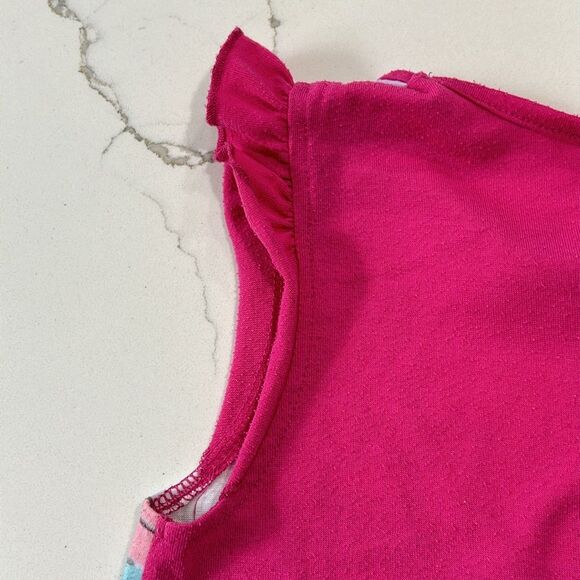 The Children’s Place | Girls Purple Pink Print Sleeveless Nightgown Pajamas Pjs - Picture 8 of 16